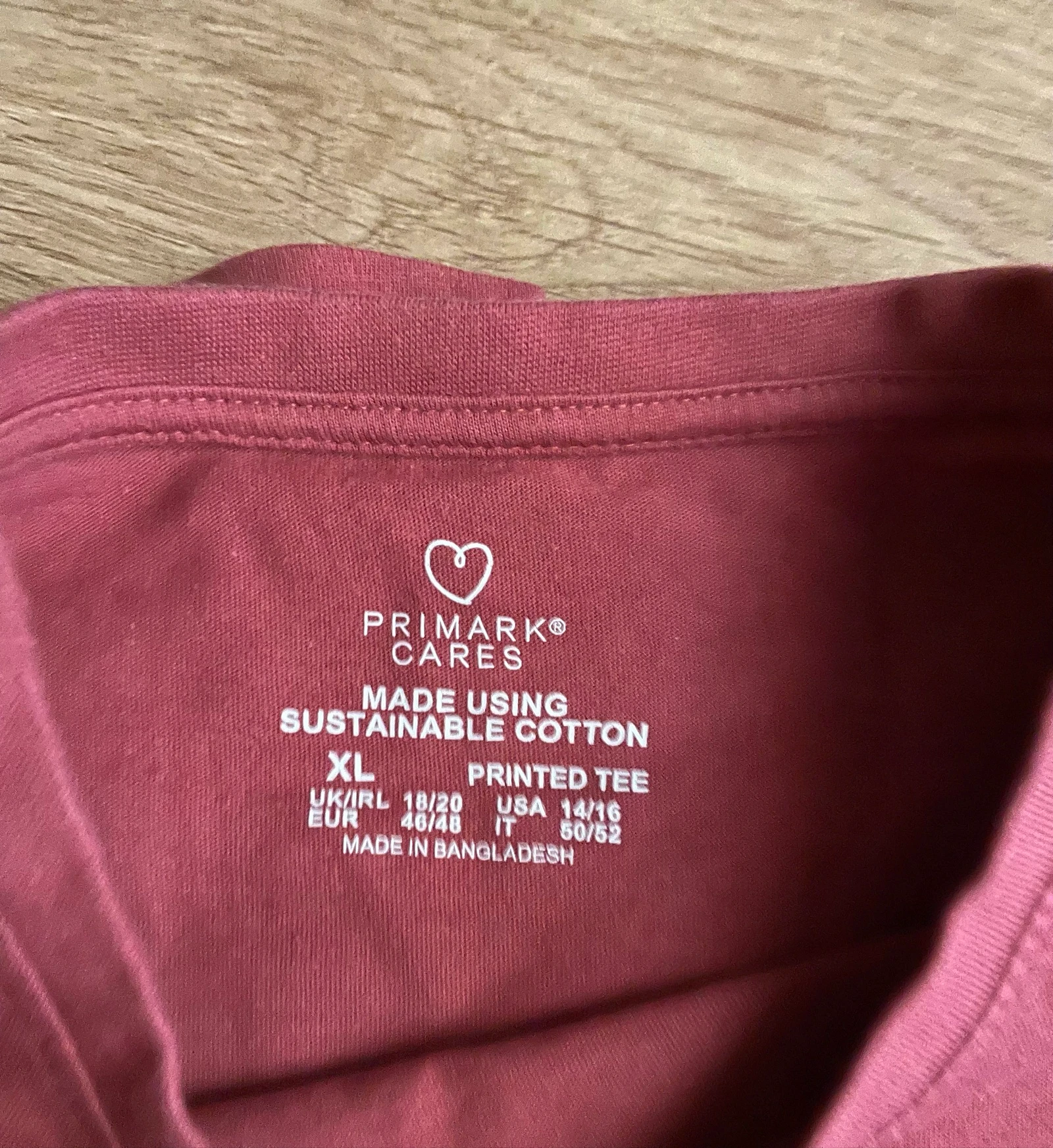 Camiseta de manga curta em algodão tamanho XL – photo 6